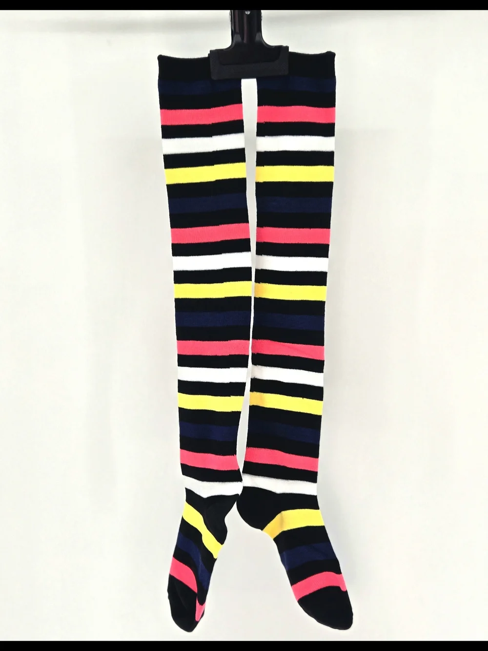 NEW! 🌈🧦Rainbow Striped HIGH SOCKS PRIDE & SOLIDARITY CUTE BOLD UNISEX FUN OS